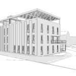 Visualisierung Projekt Hansesun St.Margrethen Aussenperspektive 2
